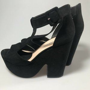 Wild Diva Lounge Women's Classical Chunky Heel San